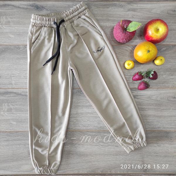 детская одежда недорого для девочек джинсы и брюки Спортивные штаны детские для девочек - Angel- цвет мокко 8-9-10-11 лет 101 21-8002
