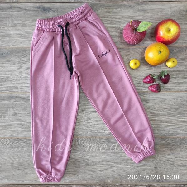 детская одежда недорого для девочек джинсы и брюки Спортивные штаны детские для девочек - Angel- лилового цвета 4-5-6-7 лет 103 21-8002